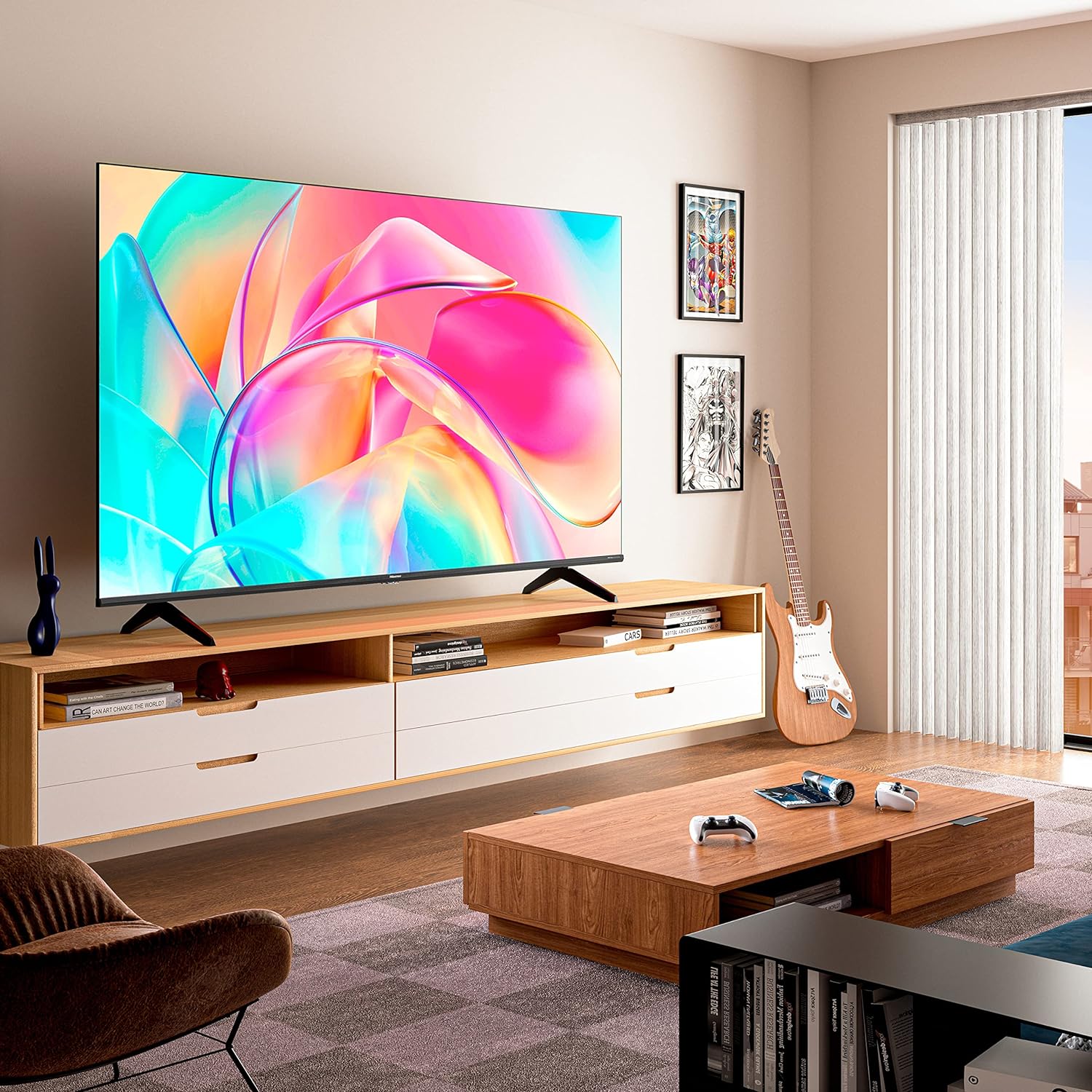 Hisense TV, 55 4K QLED Smart - 55E7K