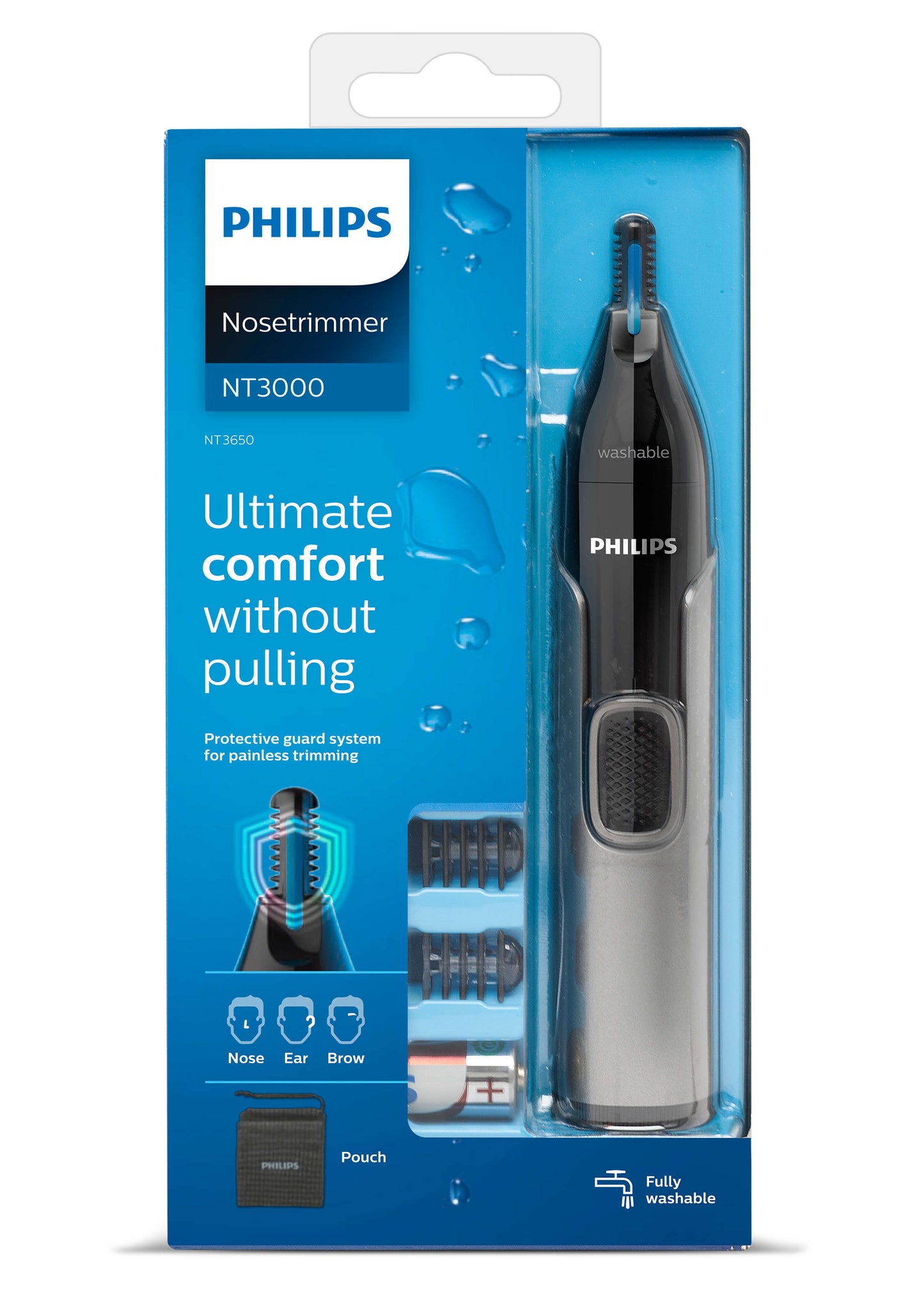 Philips Series 3000 Nose, Ear & Eyebrow Trimmer - NT3650/16