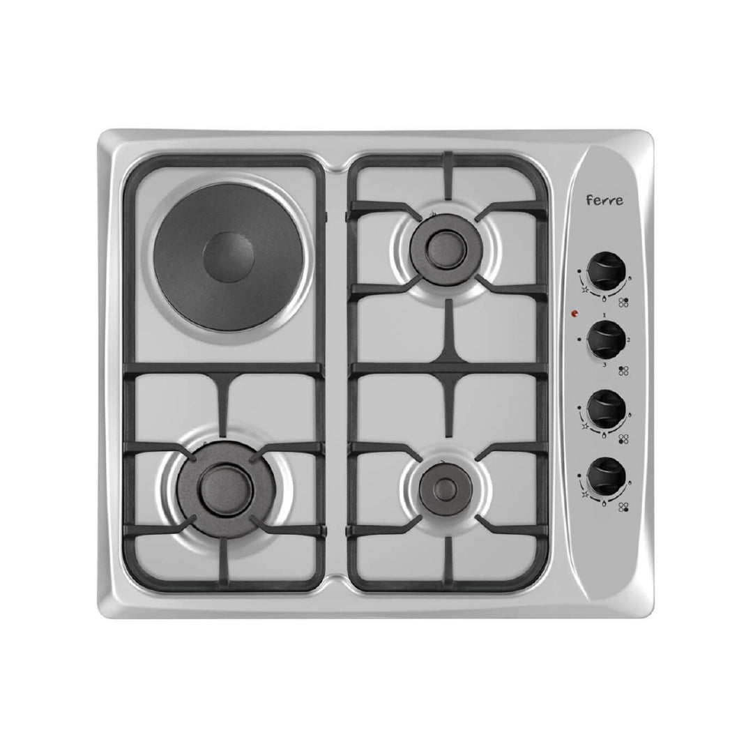 Ferre Built In Hob 3 Gas Burner/1 Electric Plate- B-631.CS