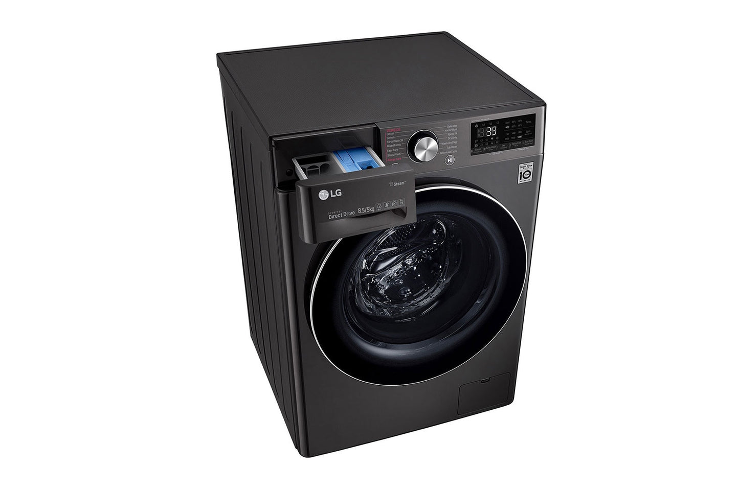 LG 8.5 Kg Washer / 5KG Dryer Combo - Black Steel -F2V9GCP2E.ABLQESA