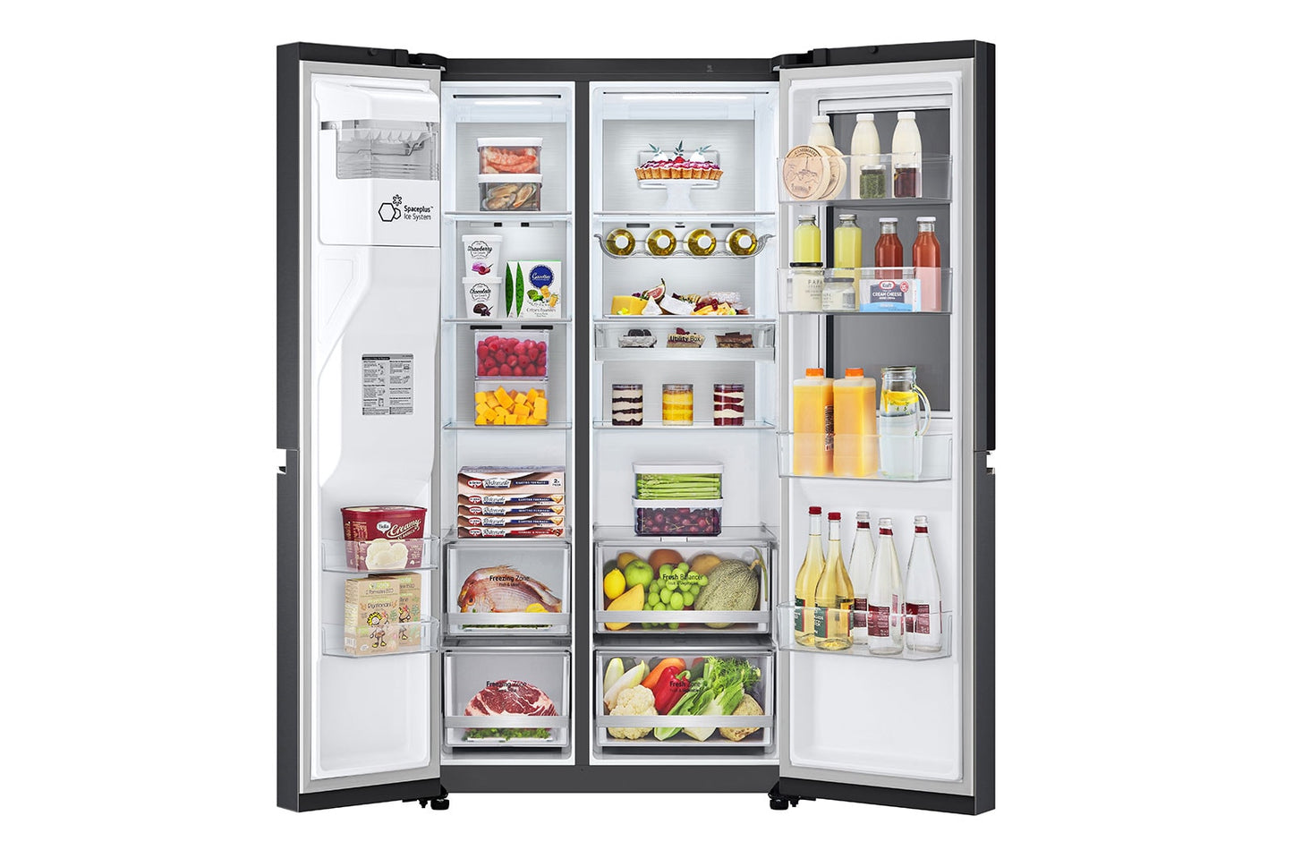 LG 617L Side by Side Fridge with InstaView Door-In-Door®-GC-X257CQFS.AMCQESA