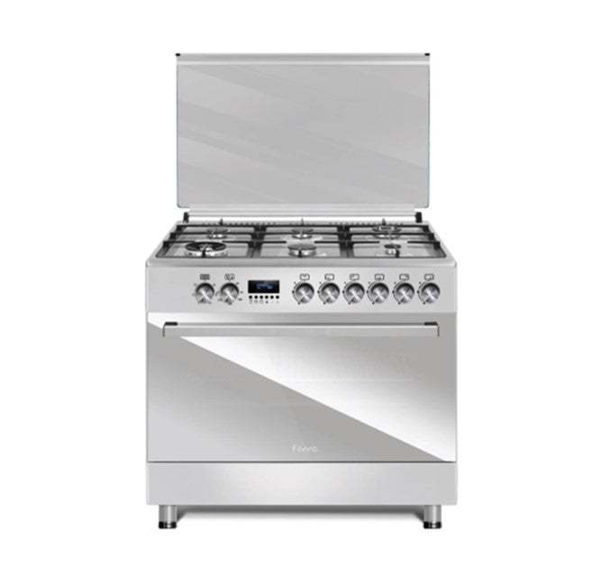 Ferre Premium Range 6 Burner Wok Pattern Innox- F9S60E7.PI