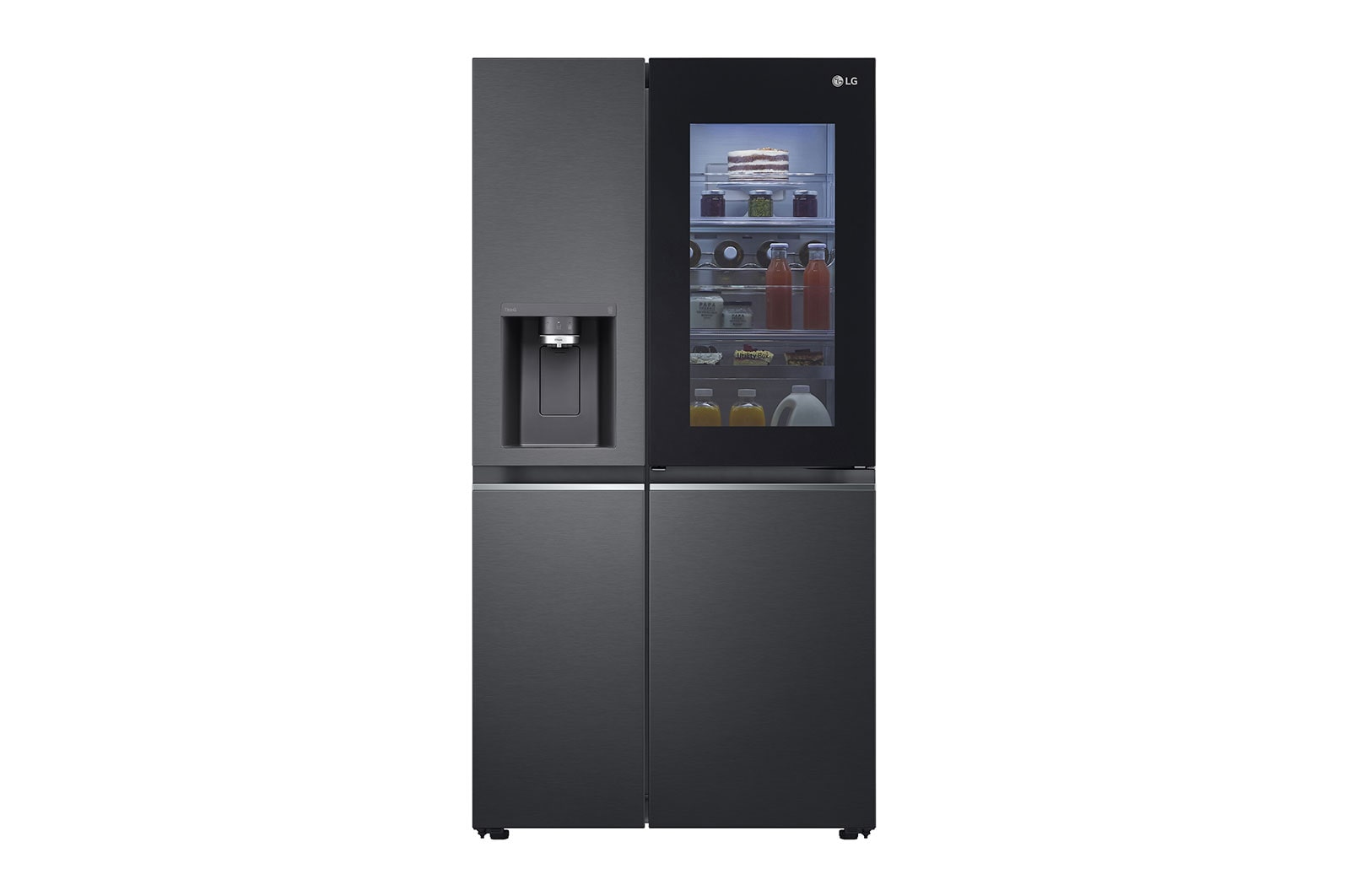 LG 617L Side by Side Fridge with InstaView Door-In-Door®-GC-X257CQFS.AMCQESA