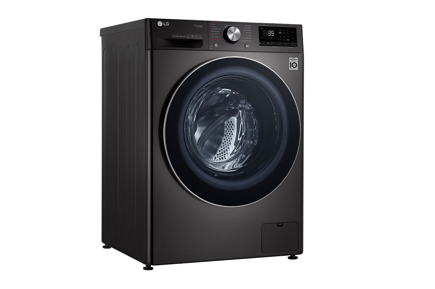 LG 12kg Wash / 8kg Dry Black Steel Vivace - AI DD Washer Dryer Combo-F4V9BCP2E.ABLQESA