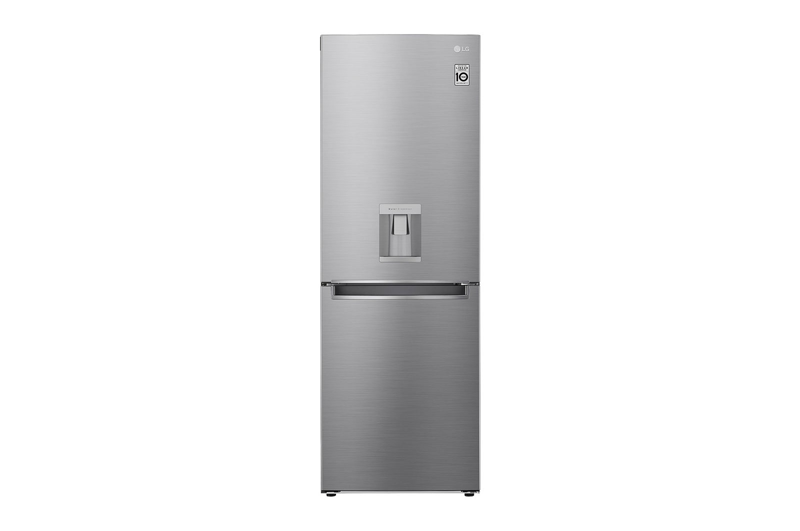 LG 301L Nett Bottom Mount Combi Fridge with Water Dispenser - Platinum Silver-GC-F369NLJM.APZQESA