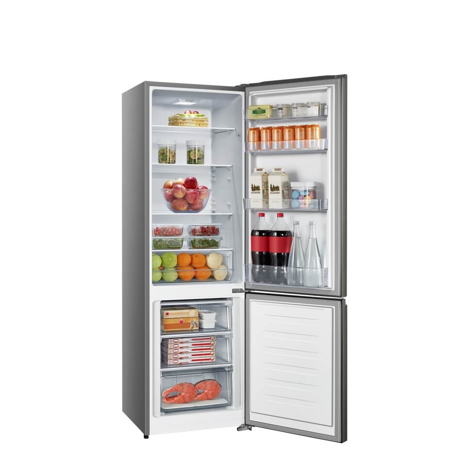 Hisense 271L Inox Bottom Freezer, A class- H370BIT