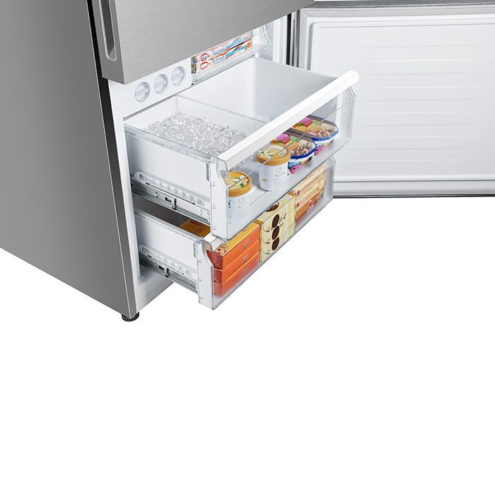 Hisense 458L Brushed Stainless Steel, Bottom Freezer With Water Dispenser, A+,No Frost- H610BS-WD