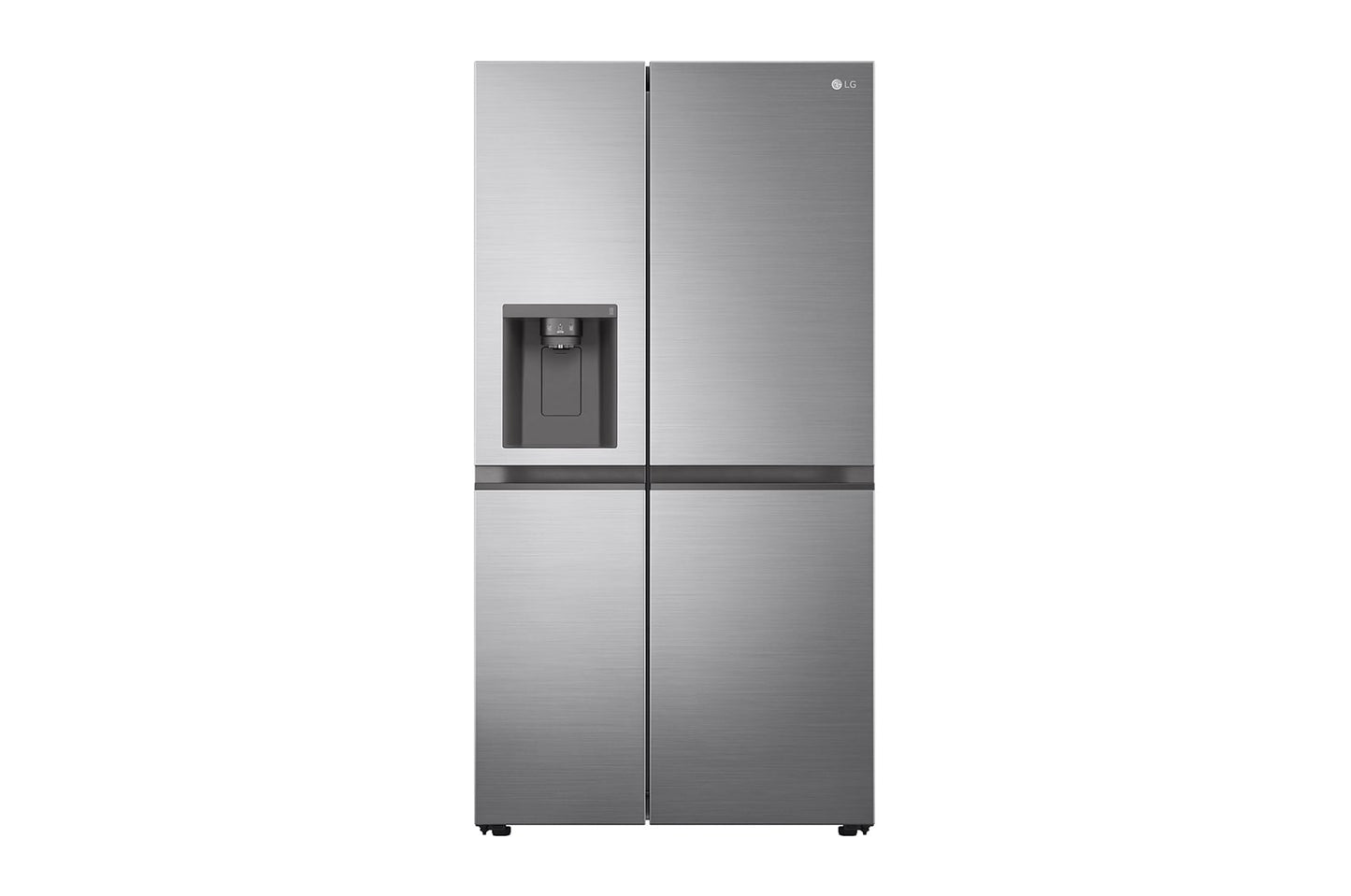 LG 617L Nett Side By Side Fridge With Water & Ice Dispenser - Platinum Silver 3-GC-L257SLXL.APZQESA