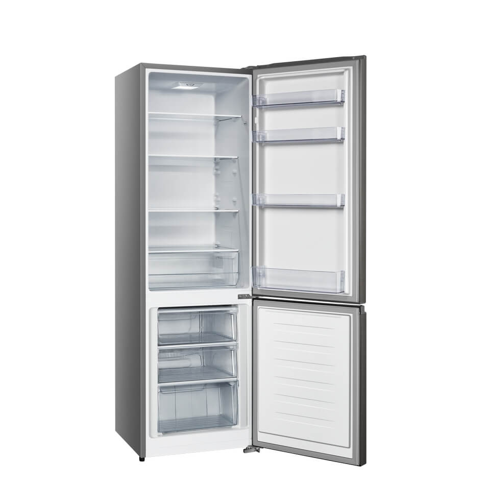 Hisense 271L Inox Bottom Freezer, A class- H370BIT