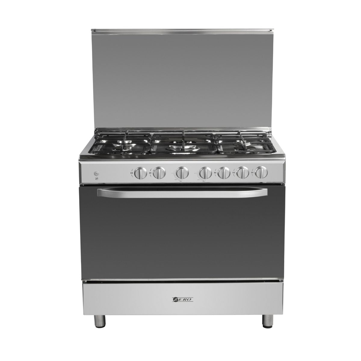 Zero Appliances 5 Burner Stainless Steel Gas Stove