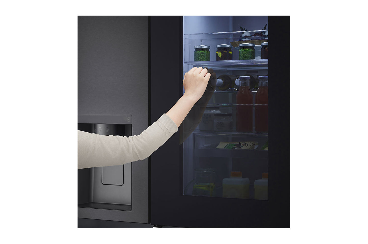 LG 617L Side by Side Fridge with InstaView Door-In-Door®-GC-X257CQFS.AMCQESA