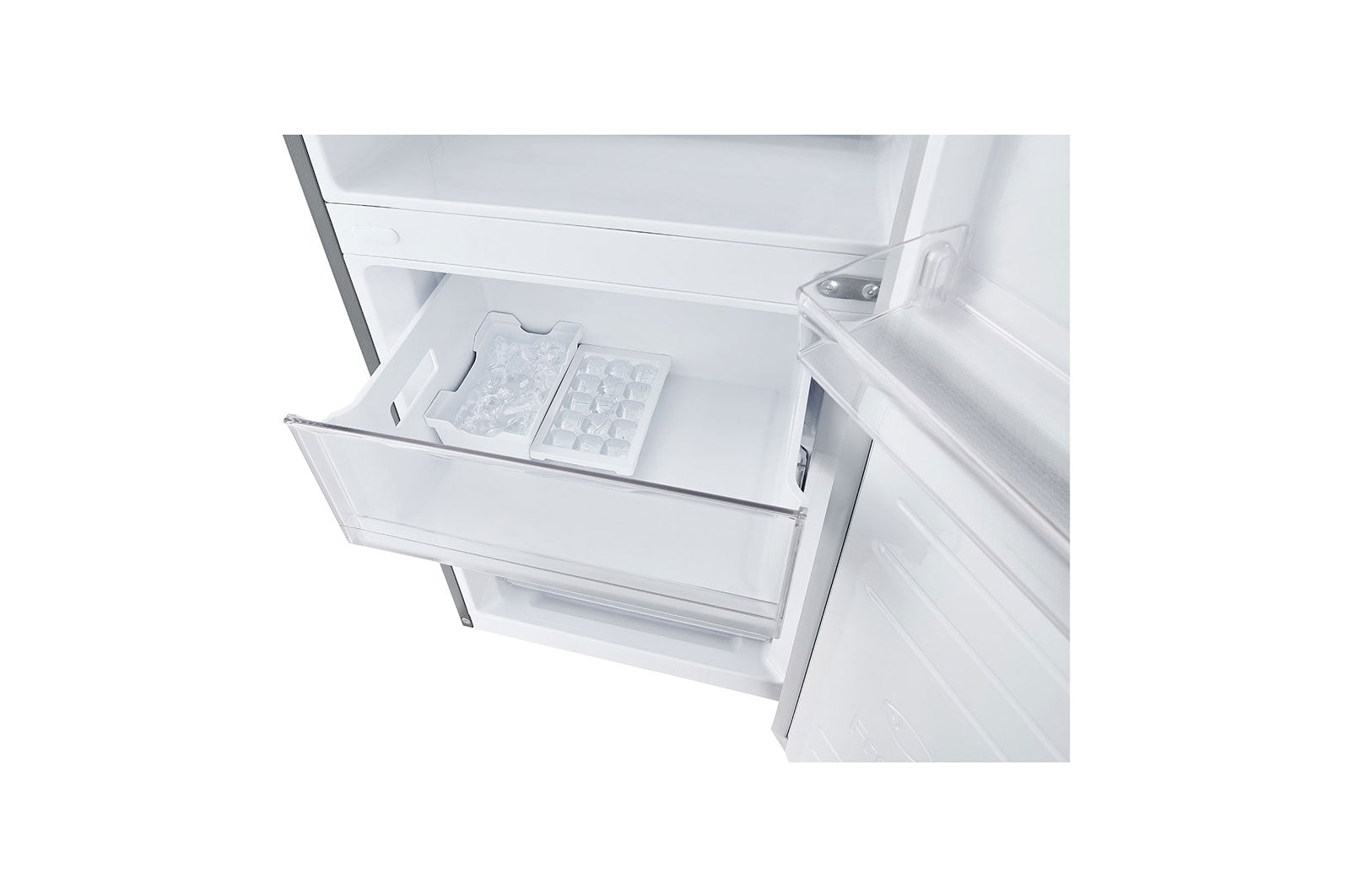 LG 301L Nett Bottom Mount Combi Fridge with Water Dispenser - Platinum Silver-GC-F369NLJM.APZQESA