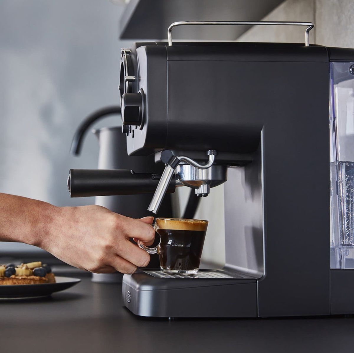 Swan Stealth Espresso Coffee Machine-SK2211OBLKN