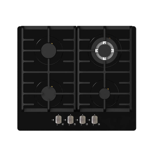 Falco -Black Glass Gas Hob 60CM